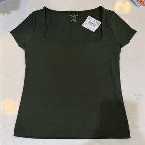 American Eagle Square Neck T-Shirt